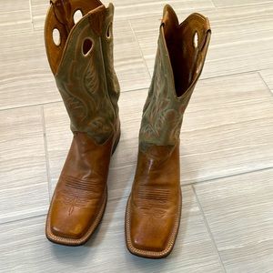 Mens Justin Cowboy Boots Size 12D Excellent Condition
